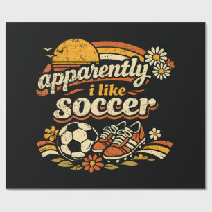 Papel De Regalo Aparentemente Me Gusta el Fútbol