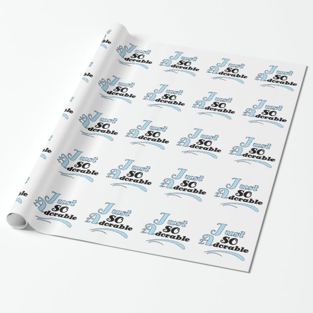 Papel De Regalo Apenas tan adorable (Desenrollado)