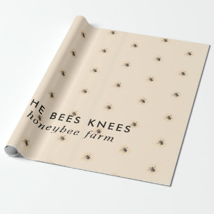 Papel De Regalo Apicultor de miel elegante y minimalista