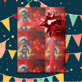 Papel De Regalo Apocalypse Birthday Zombie Boy