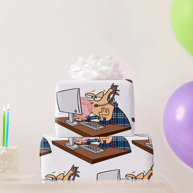 Papel De Regalo Apoyo Tecnológico Con Una Burbuja (Subido por el creador)