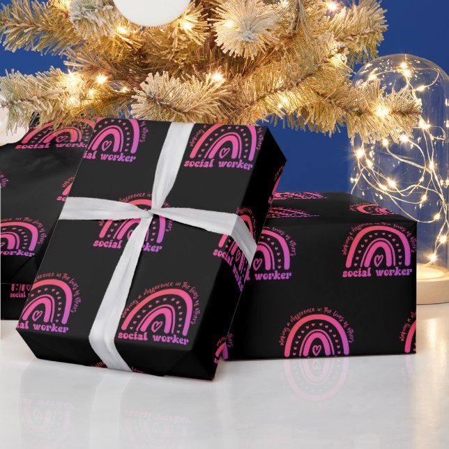 Papel De Regalo Apreciación y graduación de los trabajadores socia (Vacaciones)