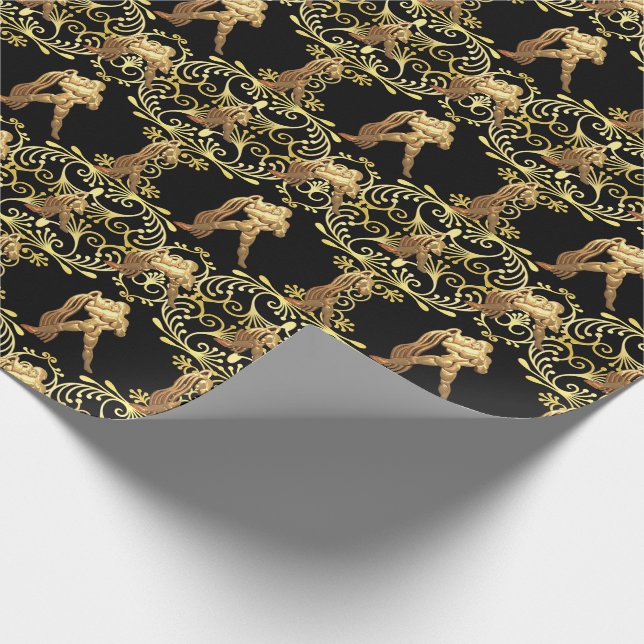 Papel De Regalo Aquaeius Astrology Wrapping Paper (Esquina)