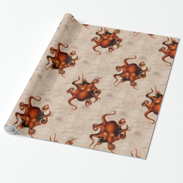 Papel De Regalo Aquí haya monstruos (Desenrollado)