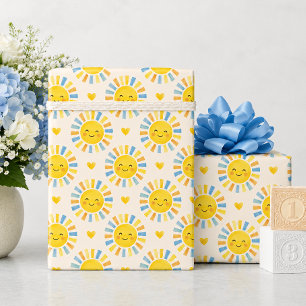 Papel De Regalo Aquí viene el hijo ducha de bebé Sunshine 