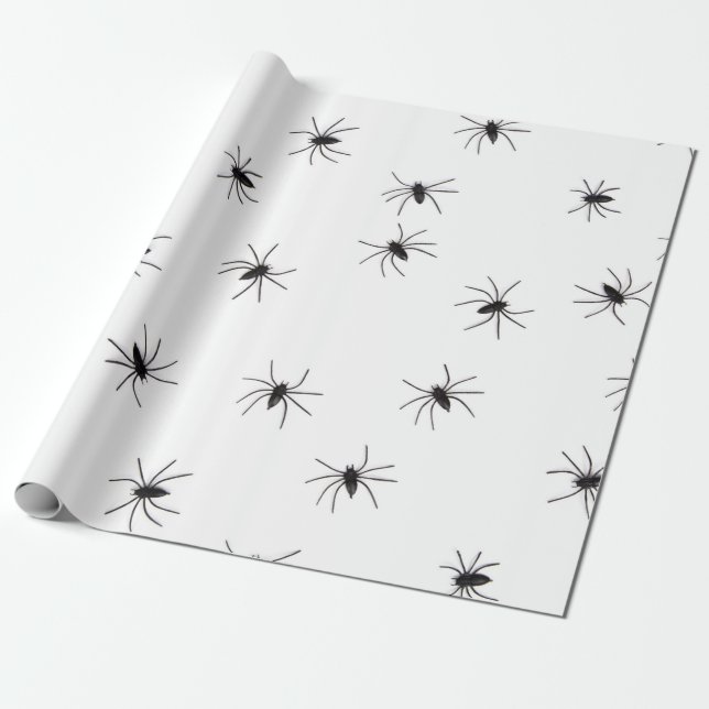 Papel De Regalo Aracnofobia (Arañas) (Insectos cobardes asquerosos (Desenrollado)