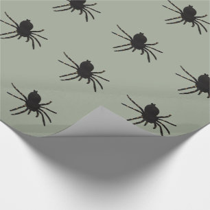 Papel De Regalo Araña de viuda negra