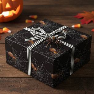 Papel De Regalo Araña y telaraña