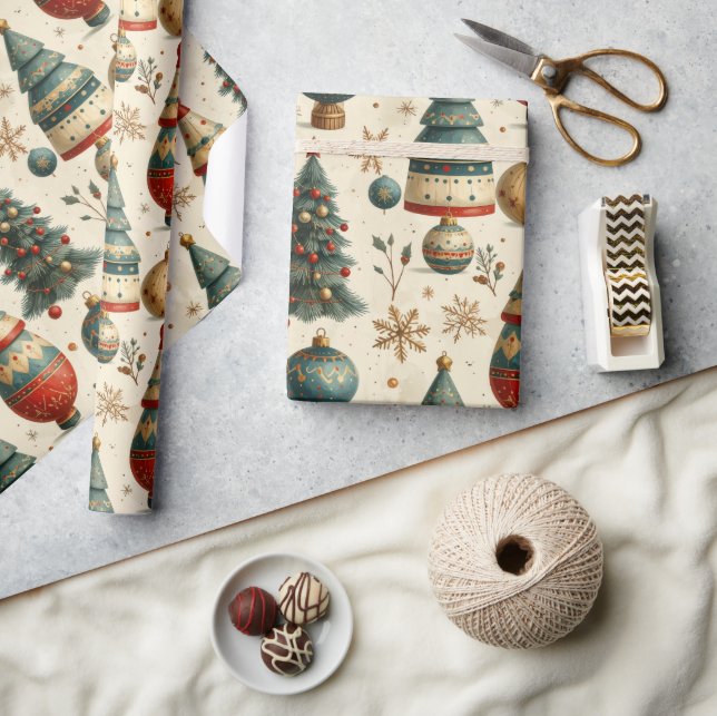 Papel De Regalo Árbol Atemporal (Artesanía)