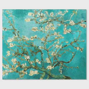 Papel De Regalo Árbol de almendra floral de Van Gogh