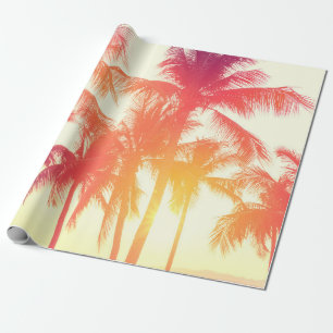 Papel De Regalo Árbol de coco en la costa tropical