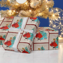 Árbol de decoración de Chica de Navidad de época