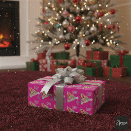 Papel De Regalo Árbol de Dulces Caprichoso