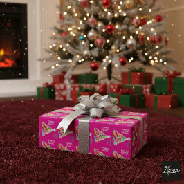 Papel De Regalo Árbol de Dulces Caprichoso
