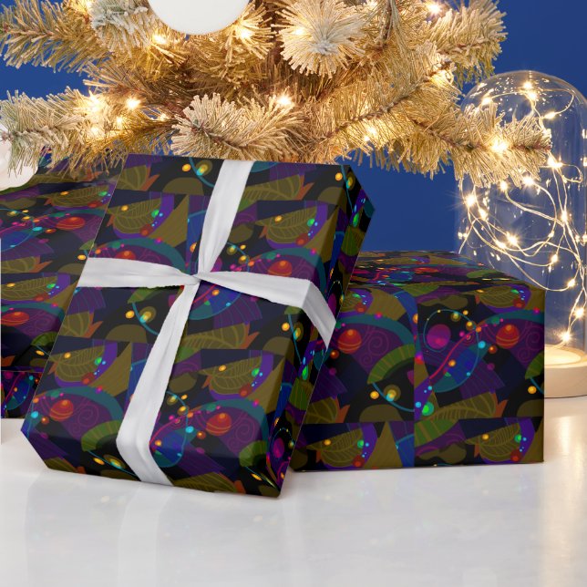 Papel De Regalo Árbol de estrellas (Vacaciones)