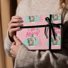 Papel De Regalo Árbol de guijarros rosados de Be Merry