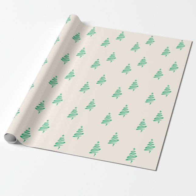 Papel De Regalo Árbol de Navidad (Desenrollado)