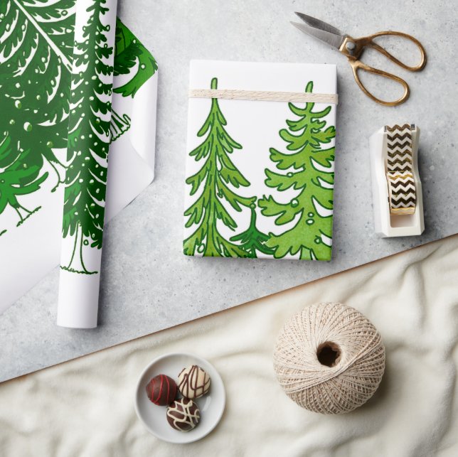 Papel De Regalo árbol de Navidad (Artesanía)