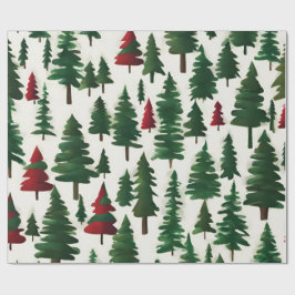 Papel De Regalo Árbol de Navidad