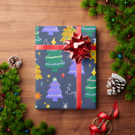 Papel De Regalo Árbol de Navidad