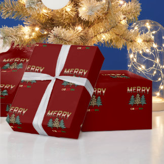Papel De Regalo Árbol de Navidad
