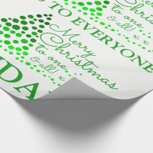 Papel De Regalo Árbol de Navidad de embriones, Navidades envolvien