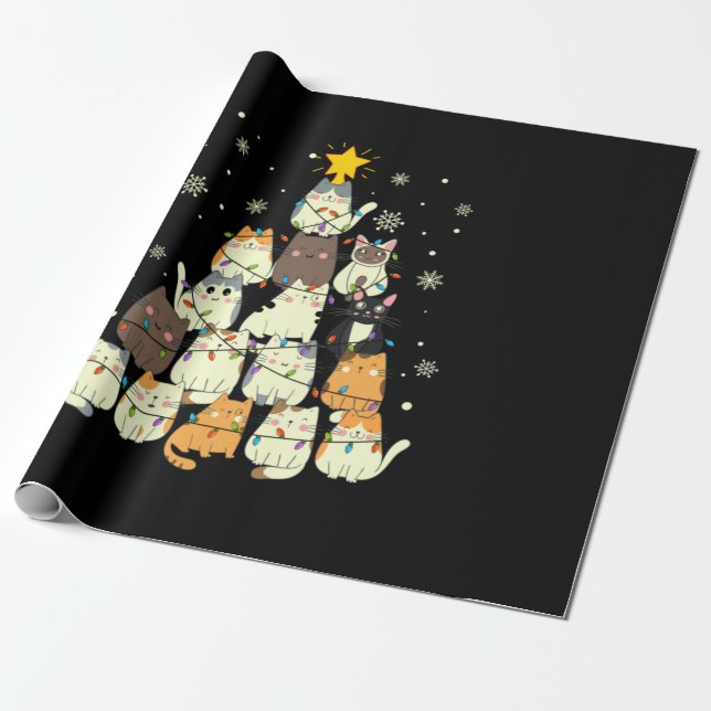 Papel De Regalo Árbol de navidad de Feliz Navidad (Desenrollado)