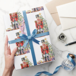 Papel De Regalo Árbol de Navidad de Juguetes Soldados