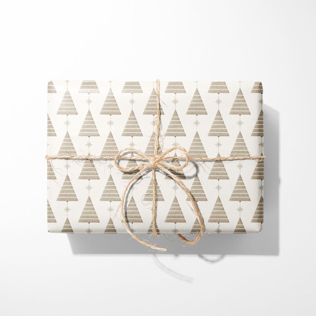 Papel De Regalo Árbol de Navidad de Madera Nórdica (Subido por el creador)