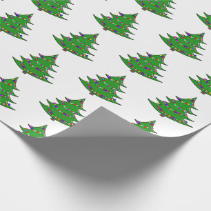 Papel De Regalo Árbol de Navidad de Navidad