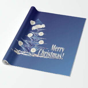 Papel De Regalo Árbol de Navidad de Santa Claus