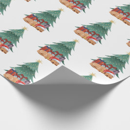 Papel De Regalo Árbol de Navidad Labrador