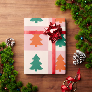 Papel De Regalo Árbol de Navidad moderno