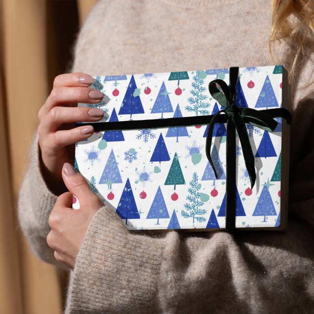 Papel De Regalo Árbol de Navidad moderno (Subido por el creador)