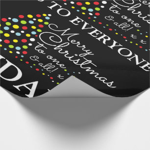 Papel De Regalo Árbol de Navidad moderno, Navidades envolviendo pa