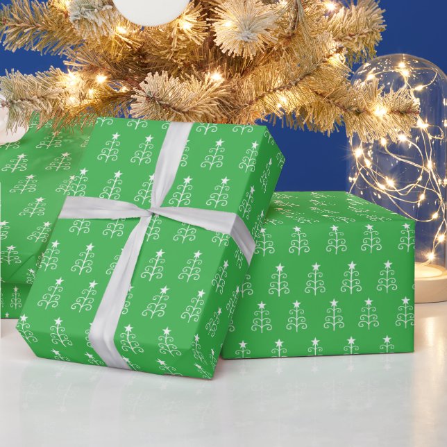 Papel De Regalo Árbol de Navidad Ornate (Vacaciones)
