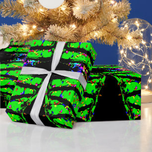Papel De Regalo Árbol de Navidad punk