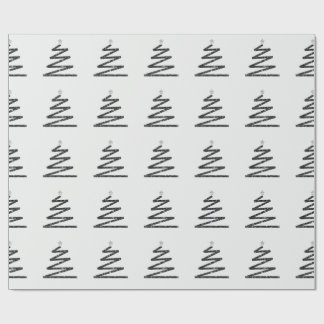 Papel De Regalo árbol de Navidad purpurina