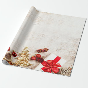 Papel De Regalo Árbol de Navidad, regalo  Textura de maderaNavidad