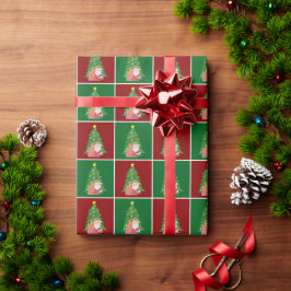 Papel De Regalo árbol de Navidad | Santa | PERSONALIZABLE