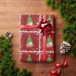 Papel De Regalo árbol de Navidad | Santa | PERSONALIZABLE