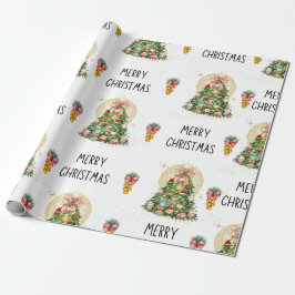 Papel De Regalo Árbol de pasteles de navidades