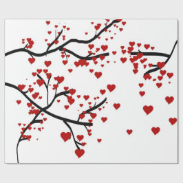 Papel De Regalo Árbol del corazón