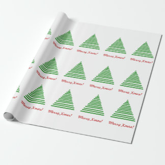 Papel de Regalo - Árbol Feliz Navidad