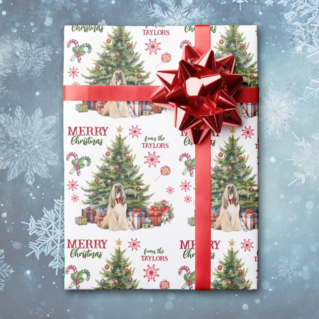 Papel De Regalo Árbol feriado de perro anidado en Afganistán (Subido por el creador)
