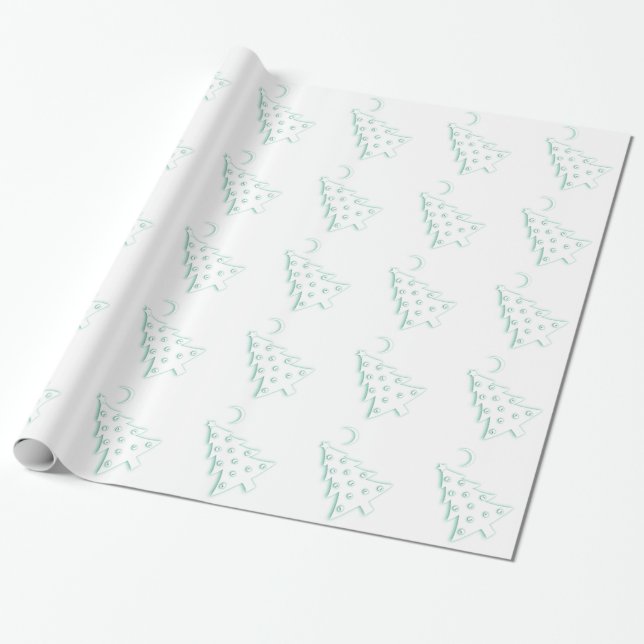 Papel De Regalo Árbol macabro del navidad (Desenrollado)
