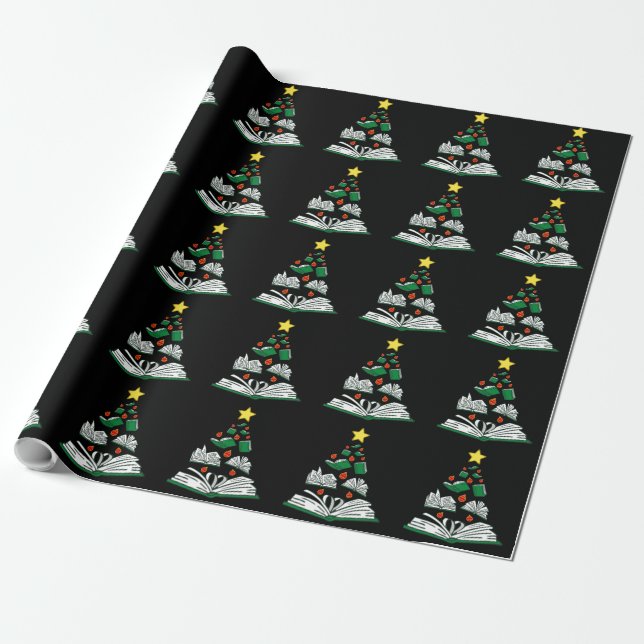Papel De Regalo Árbol navideño florín III (Desenrollado)