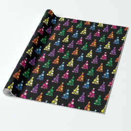Papel De Regalo Árboles Brillantes