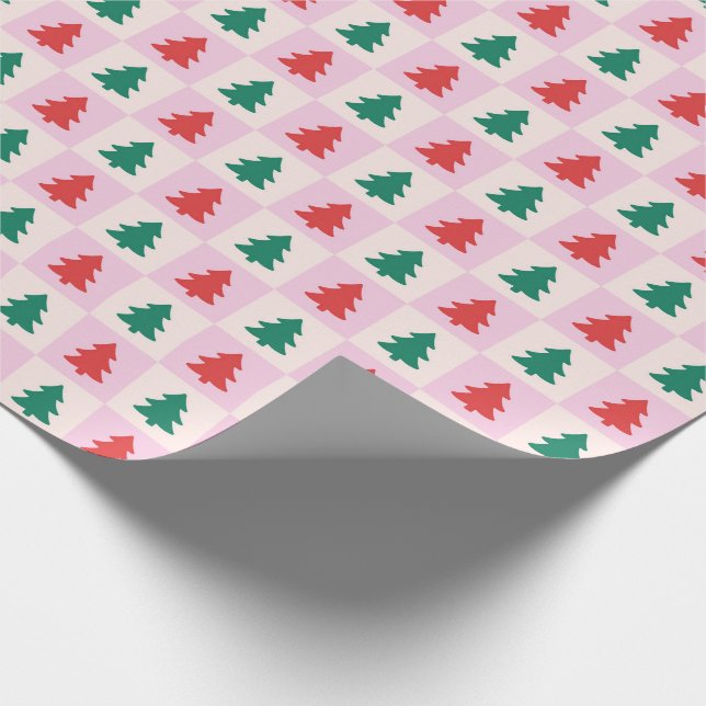 Papel De Regalo Árboles de Navidad (Esquina)