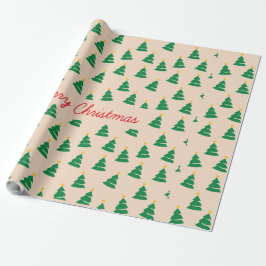 Papel De Regalo Árboles de Navidad